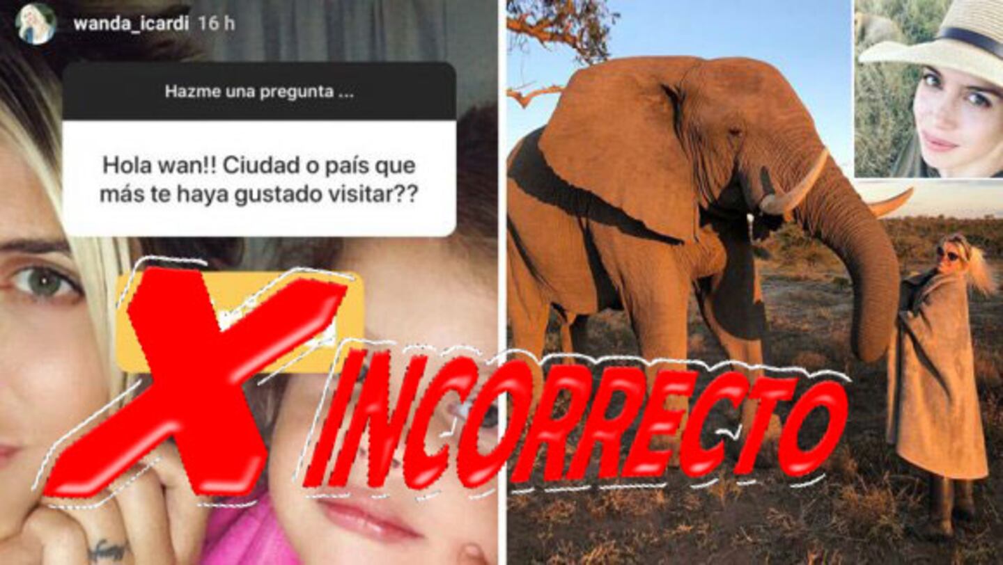 El blooper geográfico de Wanda Nara: le preguntaron cuál fue el país que más le gustó y respondió África