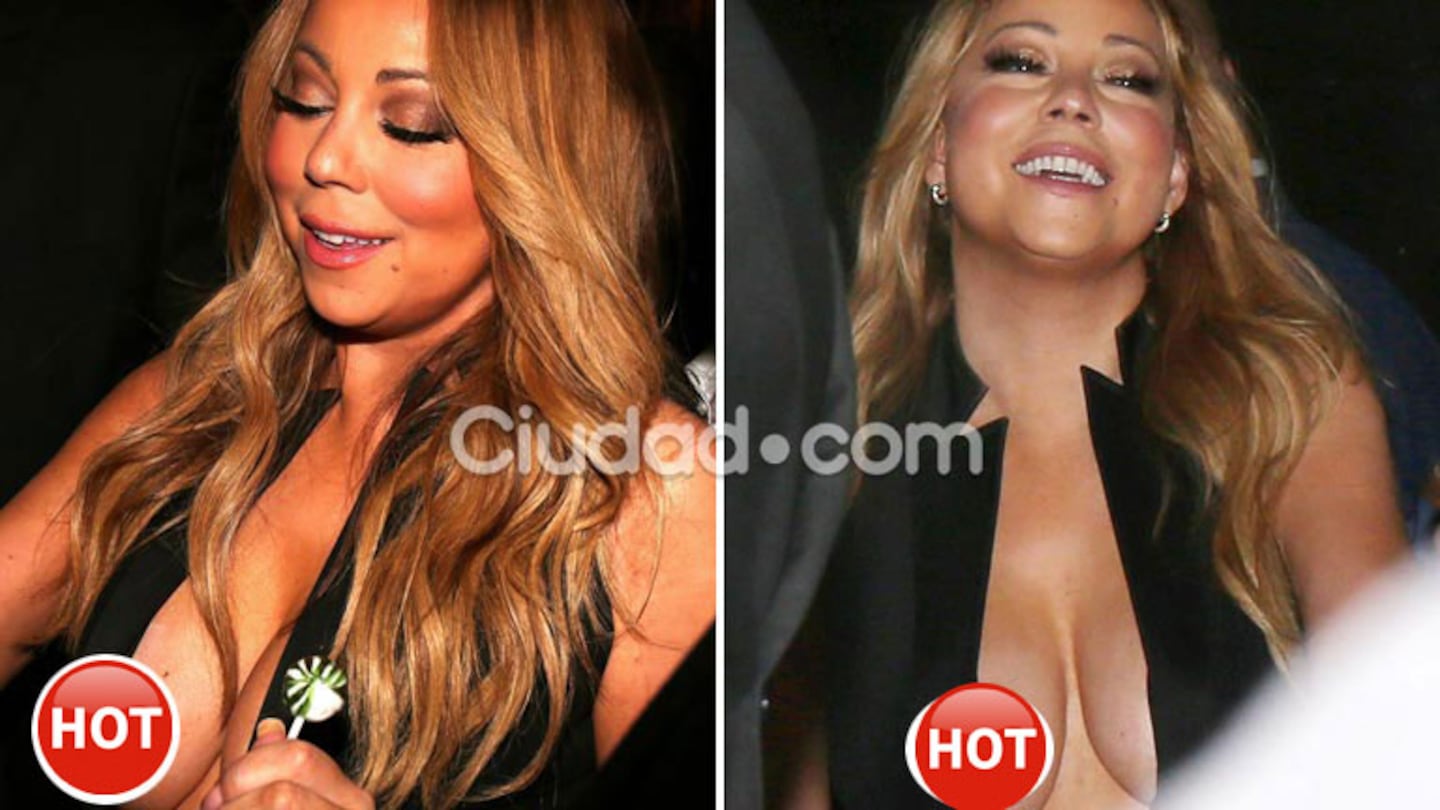 El blooper hot de Mariah Carey en París. (Foto: Grosby Group)