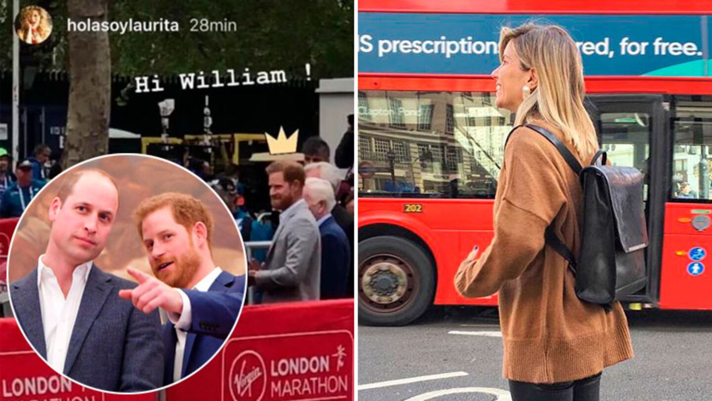 El blooper real de Laurita Fernández en Inglaterra: ¡se confundió al príncipe Harry con su hermano William!