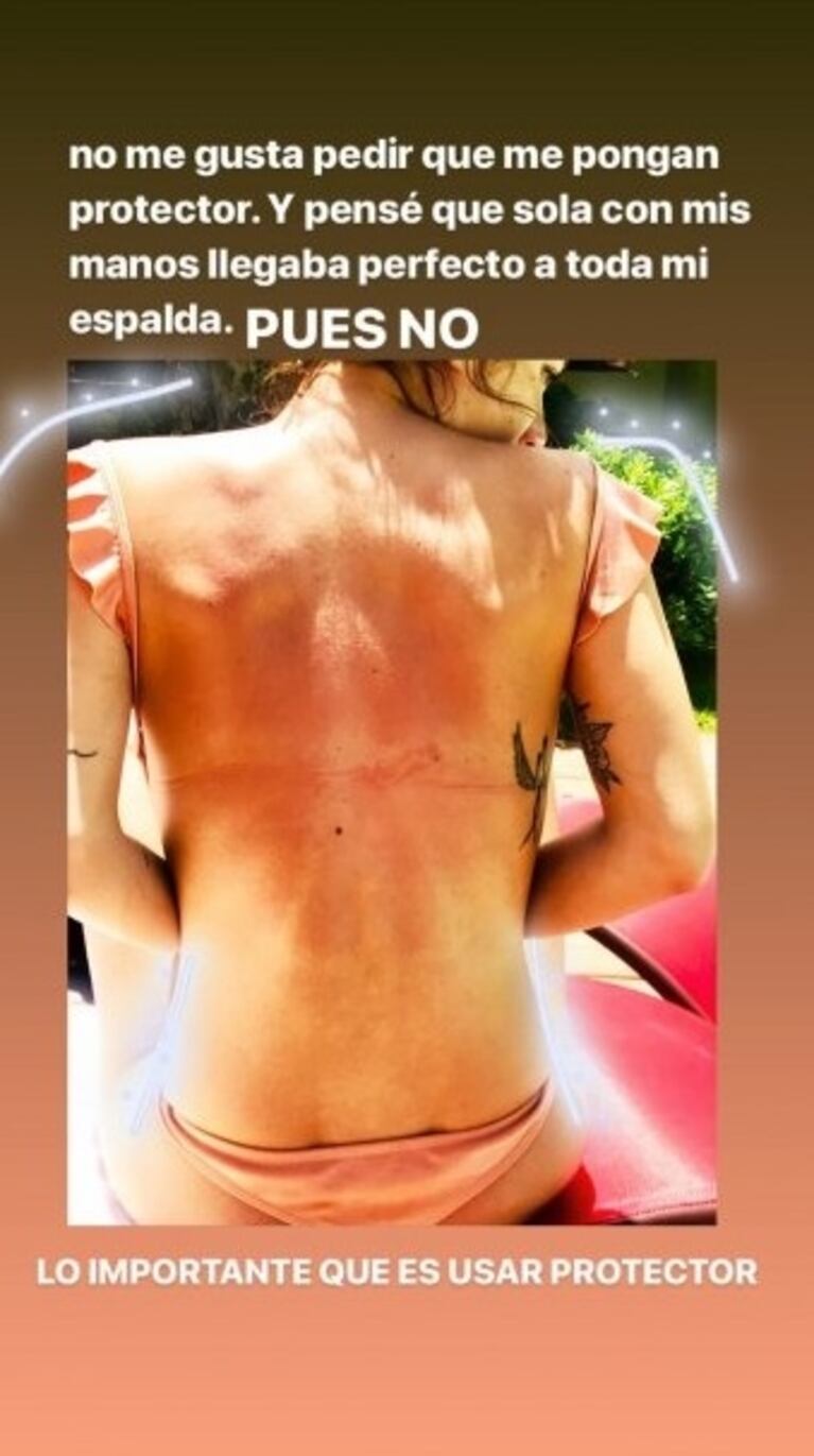 El blooper veraniego de Gimena Accardi en sus vacaciones en Uruguay