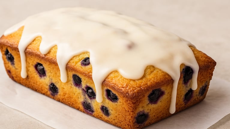 El budín de arándanos . (Foto: Chat GPT)