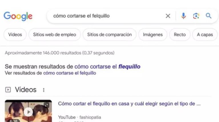 El Buscador de Google corrige frases incorrectas e introduce sugerencias gramaticales