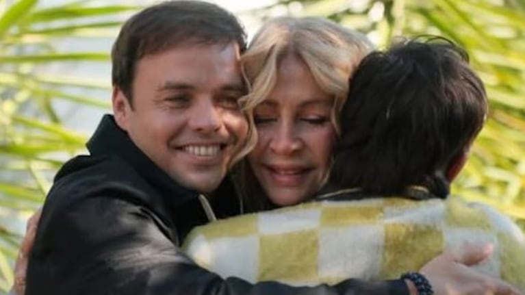 El cálido reencuentro de Cris Morena con Felipe Colombo y Benjamín Rojas en la previa de la gira de Erreway | Créditos Instagram Felipe Colombo