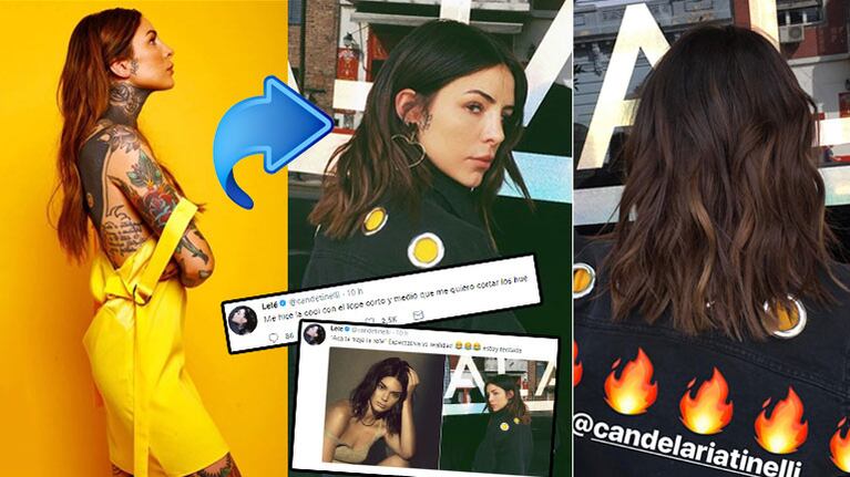 El cambio de look de Cande Tinelli