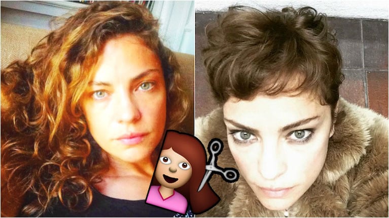 El cambio de look de Dolores Fonzi (Fotos: Instagram)