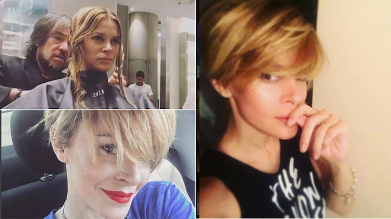 El cambio de look de Vanina Escudero. Fotos: Instagram.