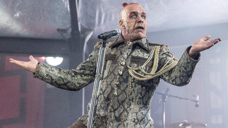 El cantante de Rammstein, en cuidados intensivos por coronavirus. Foto: DPA.