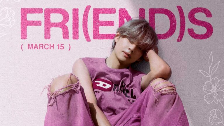 El cantante V, de BTS, lanzó su nuevo tema “FRI(END)S”.