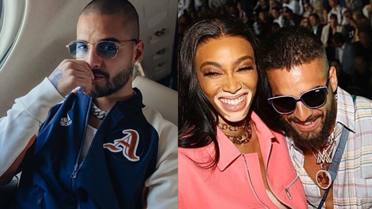El cantante y la modelo se mostraron juntos por primera vez.