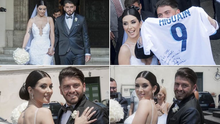 El casamiento de Diego Maradona Jr. (Foto: LaRepubblica.it)