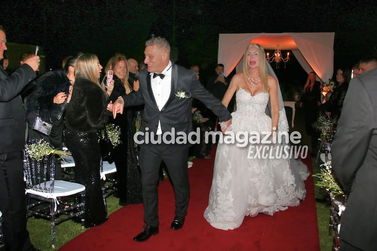 El casamiento de El Turco García y  Mariela Prieto (Foto: Movilpress)