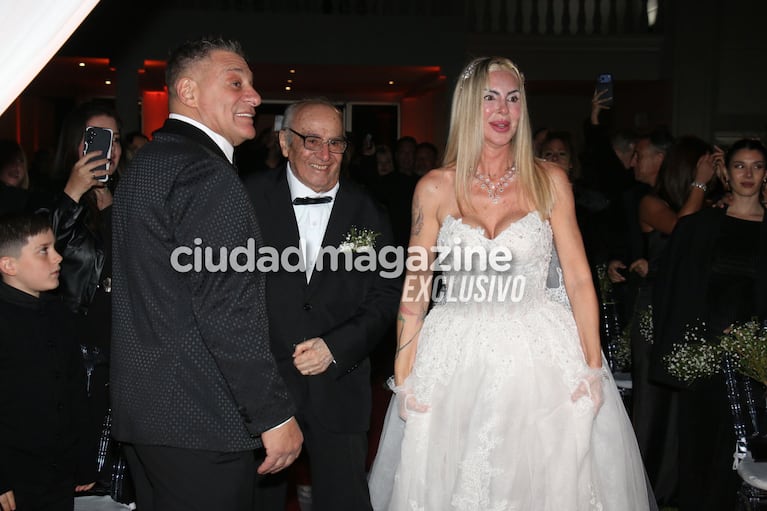 El casamiento de El Turco García y  Mariela Prieto (Foto: Movilpress)