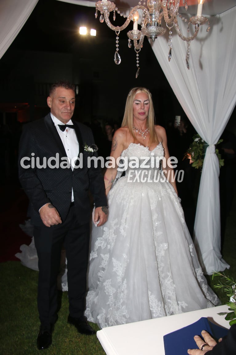 El casamiento de El Turco García y  Mariela Prieto (Foto: Movilpress)