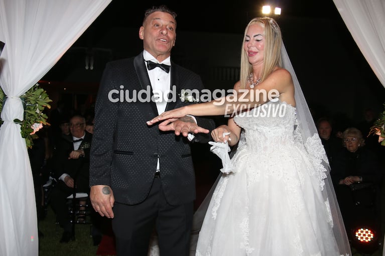 El casamiento de El Turco García y  Mariela Prieto (Foto: Movilpress)
