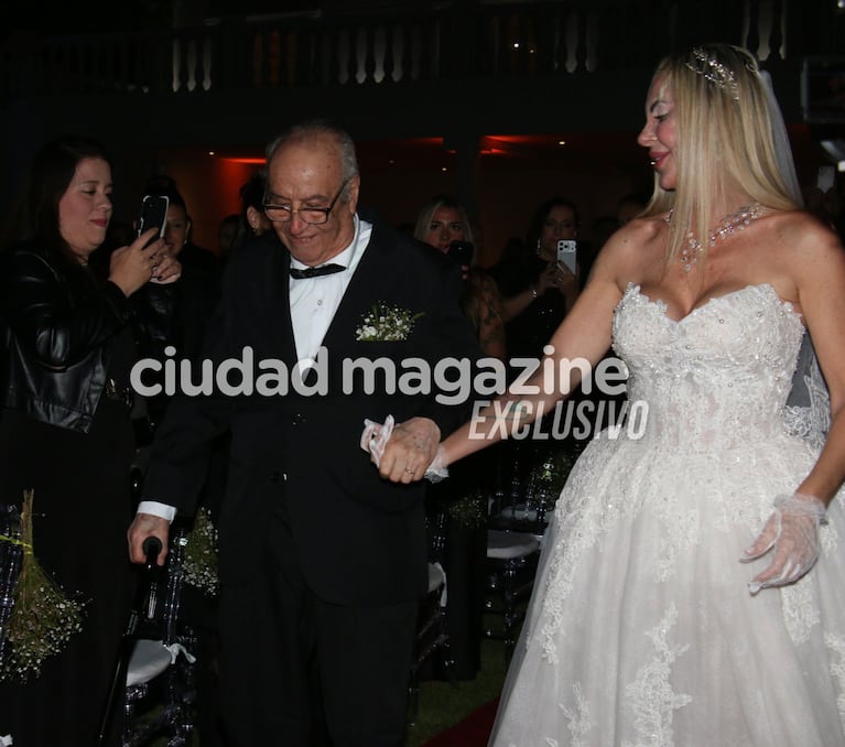El casamiento de El Turco García y  Mariela Prieto (Foto: Movilpress)