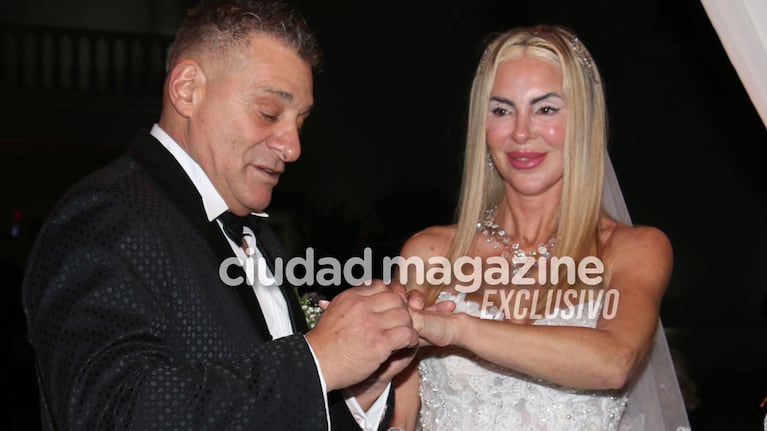 El casamiento de El Turco García y Mariela Prieto (Foto: Movilpress)