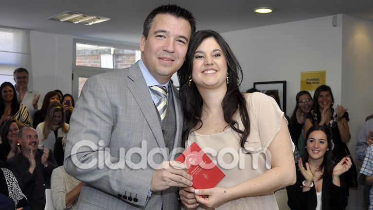 El casamiento de Gastón Recondo y Valeria Marcovecchio. (Foto: Ciudad.com)