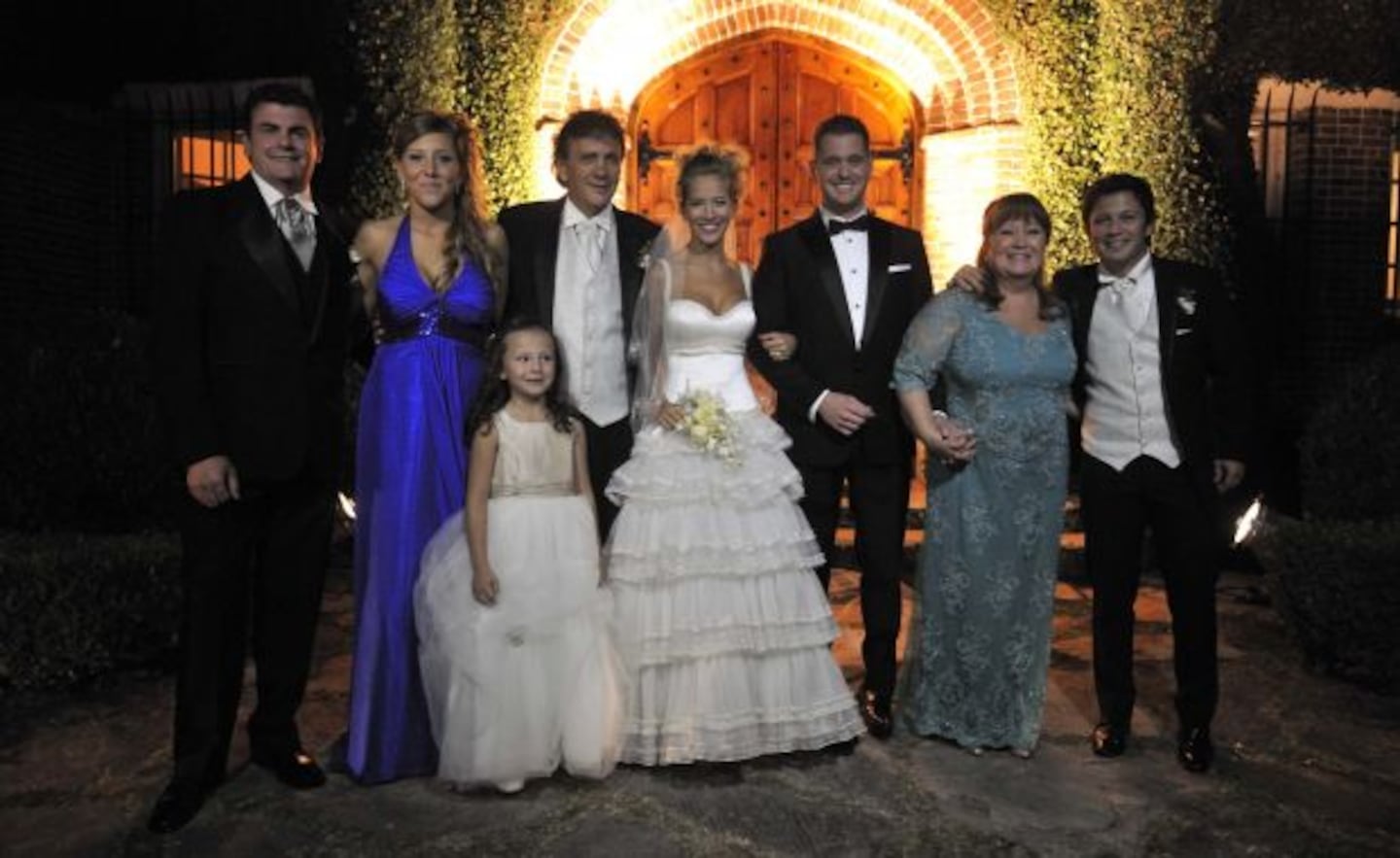 El casamiento de Luisana Lopilato y Michael Bublé. (Foto: Ruiz y Russo)