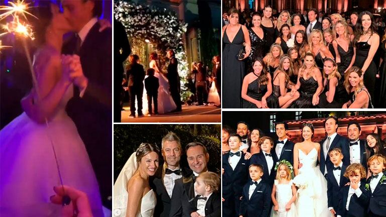El casamiento de Pampita y Roberto García Moritán desde adentro: las 30 damas de honor, el altar, el salón y más