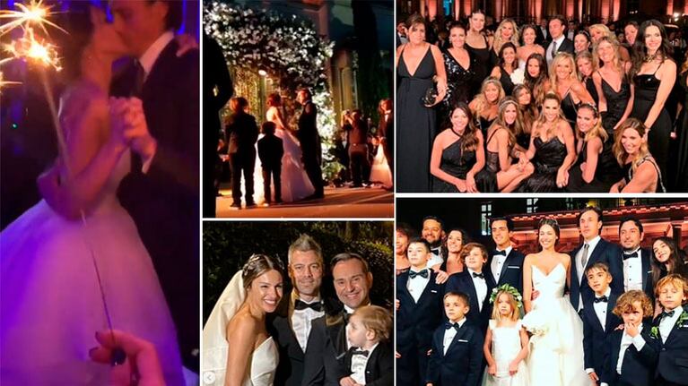 El casamiento de Pampita y Roberto García Moritán desde adentro: las 30 damas de honor, el altar, el salón y más