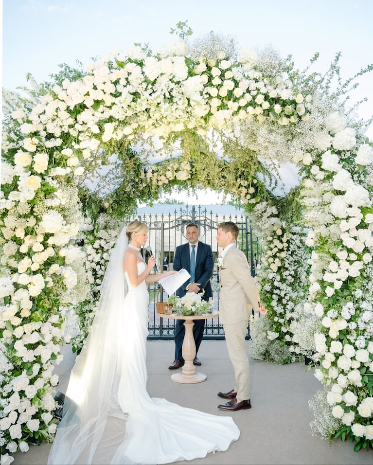 El casamiento de Peque Schwartman y Euge De Martino. Foto: Instagram @diegoschwartzman