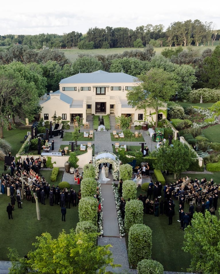 El casamiento de Peque Schwartman y Euge De Martino. Foto: Instagram @diegoschwartzman