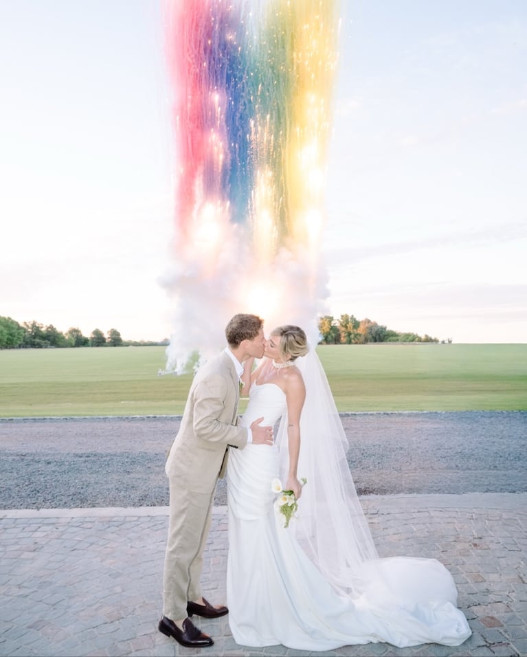 El casamiento de Peque Schwartman y Euge De Martino. Foto: Instagram @diegoschwartzman