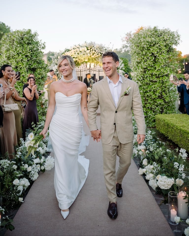 El casamiento de Peque Schwartman y Euge De Martino. Foto: Instagram @diegoschwartzman