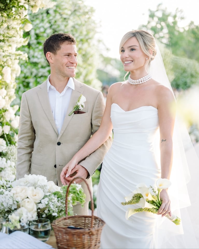 El casamiento de Peque Schwartzman y Euge De Martino. Foto: Instagram @diegoschwartzman