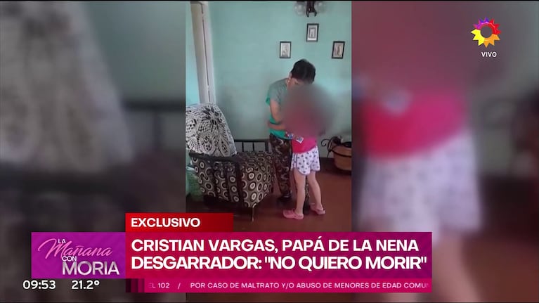 El caso de la niña que pide ayuda a su abuela y a su padre porque su madre la maltrata (Foto: captura de eltrece).