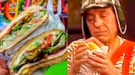 El Chavo del 8 y su torta de jamón (Fotos: captura Ciudad Magazine / Instagram @laferiadeltaco.sa)