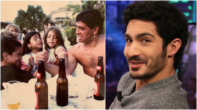  El Chino Darín mostró una tierna postal de su infancia con Maradona, Dalma y Gianinna: Pulseada a muerte en Cuba
