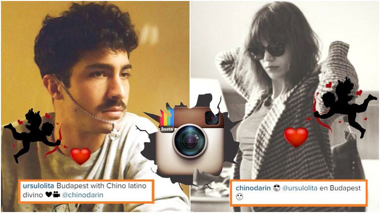 El Chino Darín y Úrsula Corberó, un amor 2.0 (Fotos: Instagram)