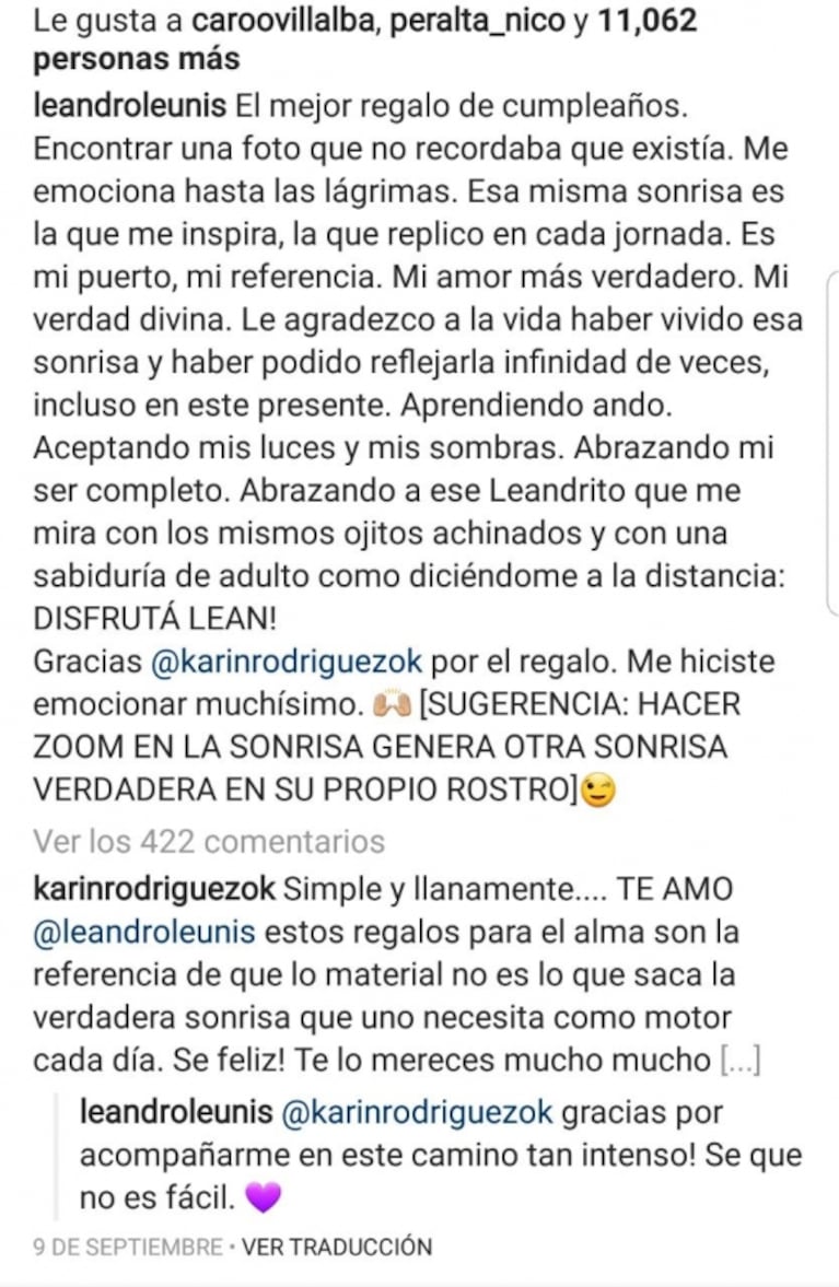 El Chino Leunis se separó de su esposa, Karin Rodríguez, tras 14 años juntos: su palabra ante la noticia