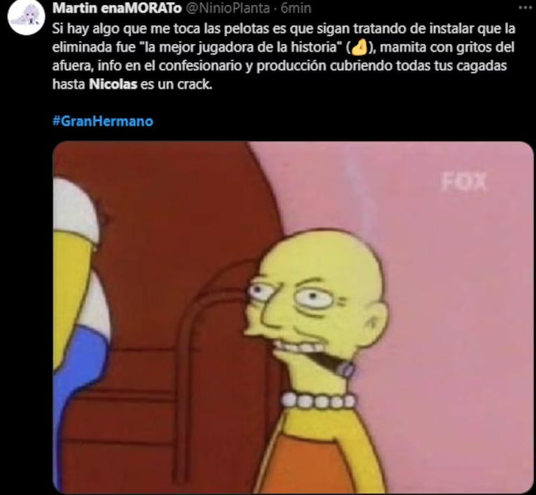 El Chino quedó eliminado de Gran Hermano y en X estallaron los memes.