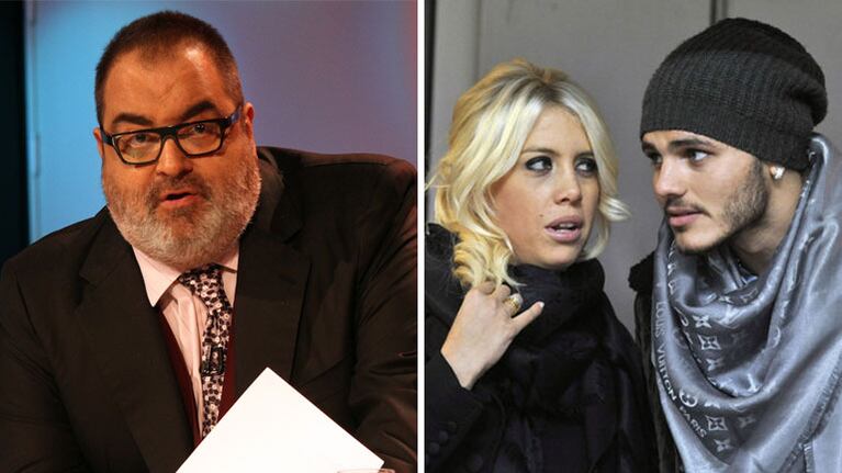 El chiste de Jorge Lanata sobre Mauro Icardi que molestó a Wanda Nara
