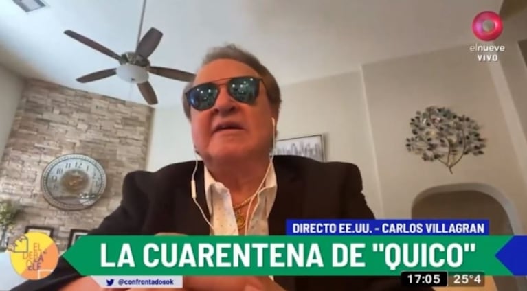 El 'chiste' de mal gusto que hizo Carlos "Quico" Villagrán sobre Mirtha Legrand y el coronavirus 