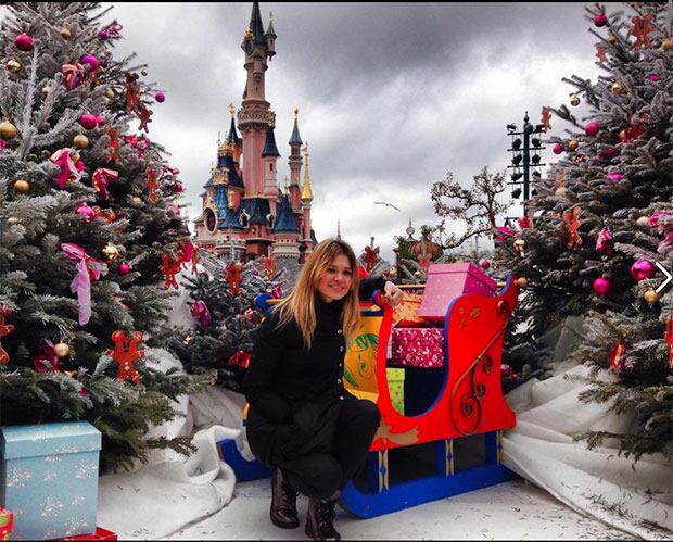 El Cholo Simeone y su novia visitaron Eurodisney. (Foto: Instagram)