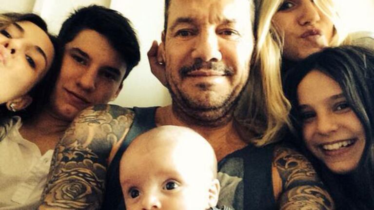El clan Tinelli a pleno.