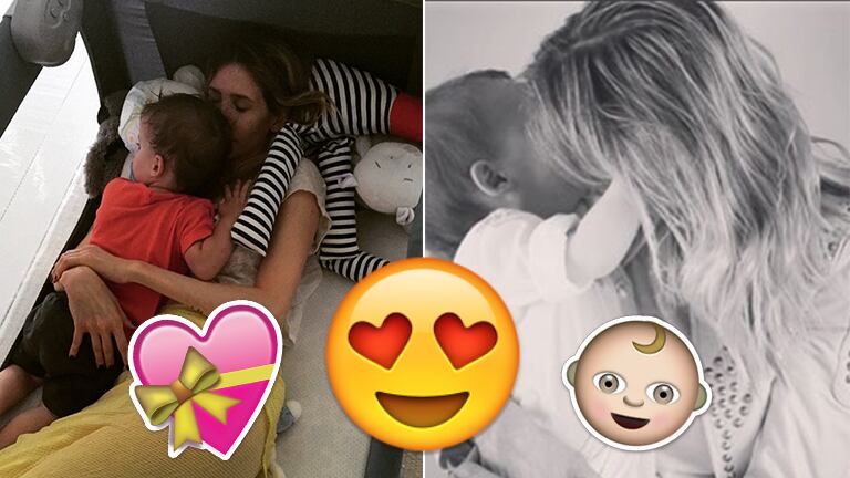¡El colecho más tierno! Guillermina Valdés y una siestita súper dulce junto a Lorenzo... ¡en la misma cuna!