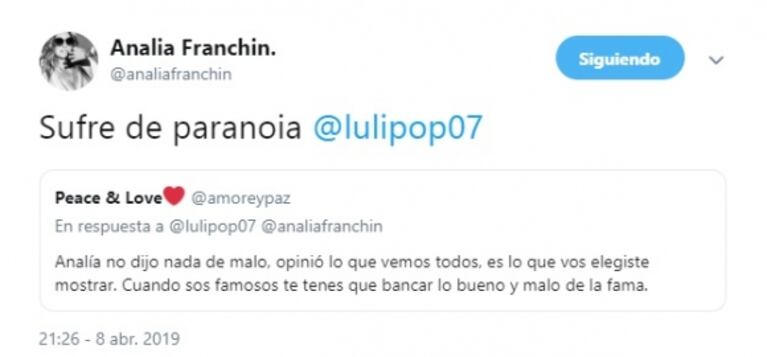 El comentario de Analía Franchín sobre la hija de Salazar que enfureció a Luciana: "¡Basura, no te lo voy a permitir!"