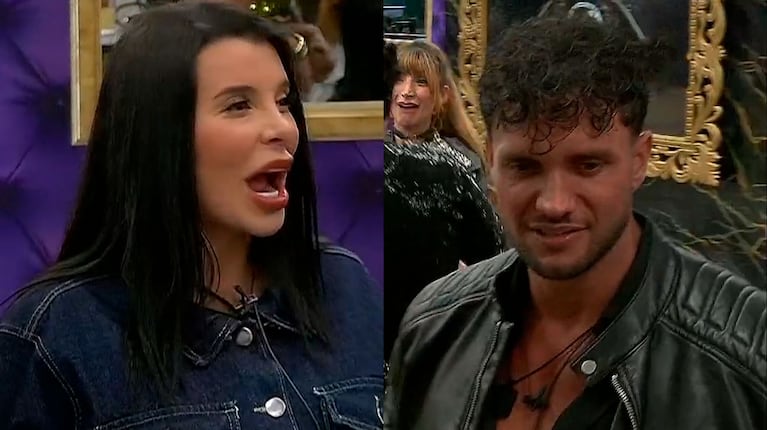 El comentario de Fabio Agostini que incomodó a Charlotte Caniggia en Gran Hermano (captura de Telefe)