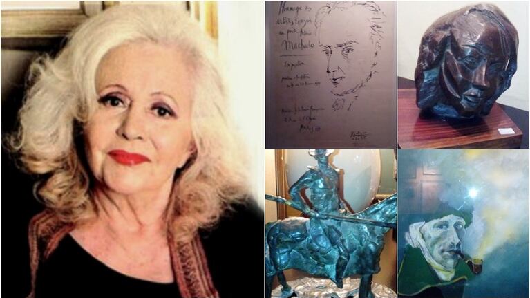 El complicado momento de Pinky: subasta sus obras de arte y objetos preciados por problemas de salud. Foto: Web/ María Maranessi