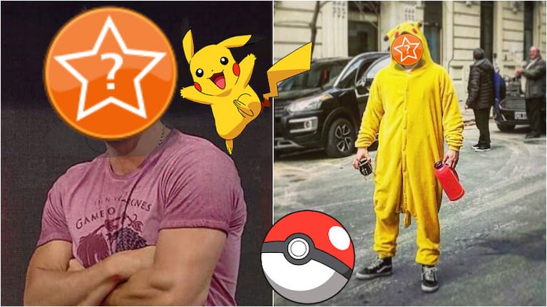 El conductor que se animó… ¡y salió a la calle como Pikachu! Foto: Web