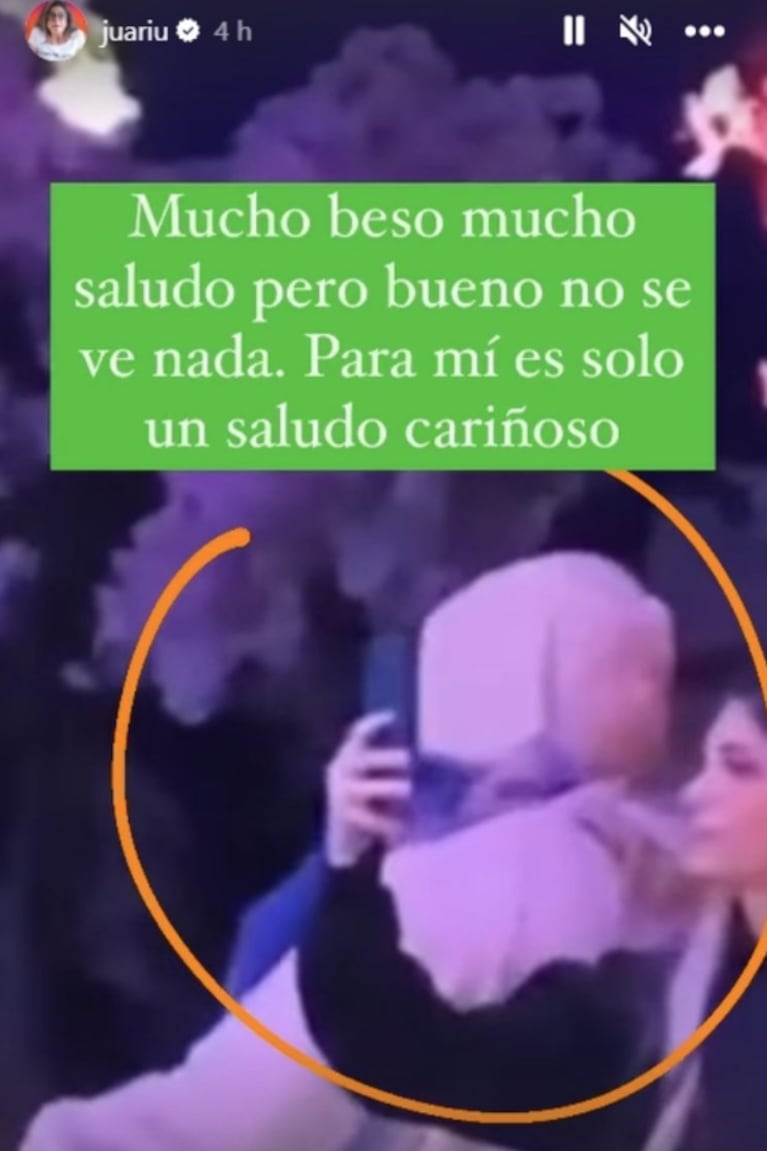 El Conejo habló del beso con Romina Uhrig tras el llamativo video juntos que se volvió viral