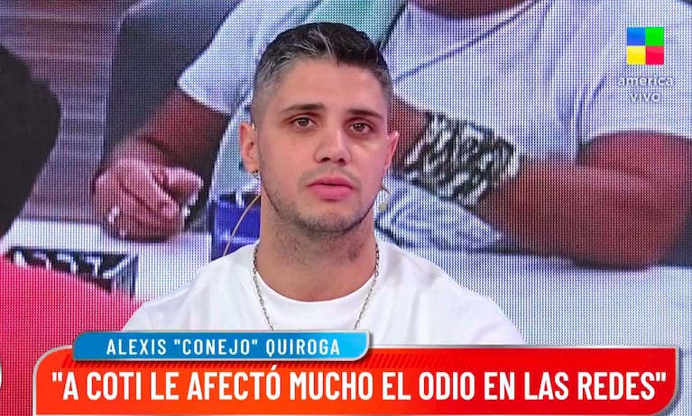 El Conejo Quiroga contó por qué llamó de urgencia a los padres de Coti Romero para que viajen a Buenos Aires