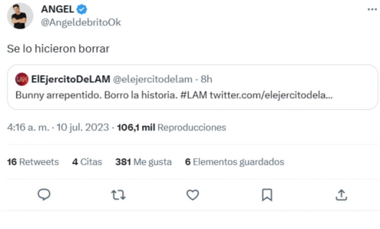 El Conejo Quiroga se indignó en público por no haber sido invitado a los Martín Fierro y después se arrepintió