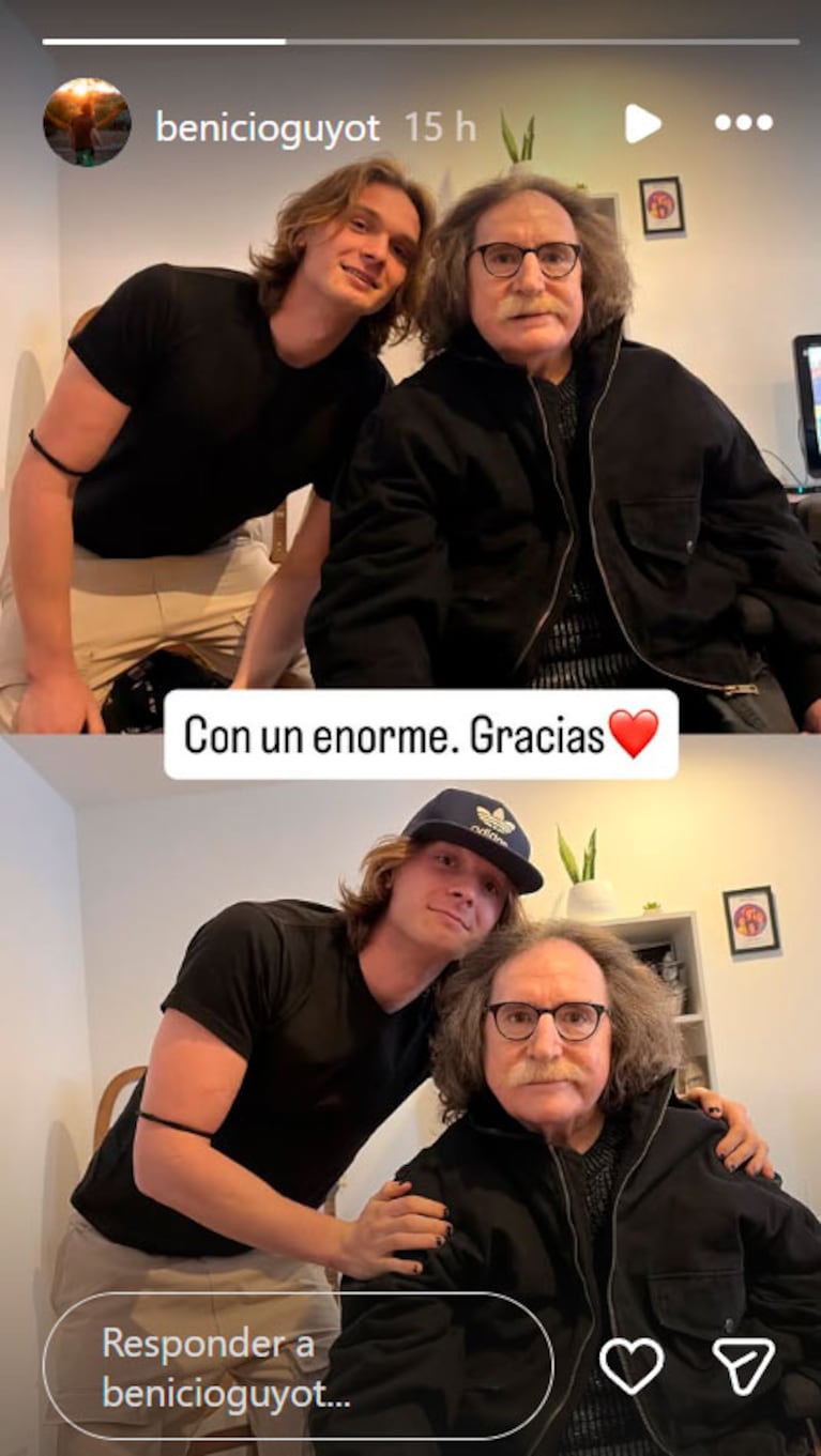 El conmovedor encuentro del hijo de Ernestina Pais con Charly García tras la muerte de su mamá