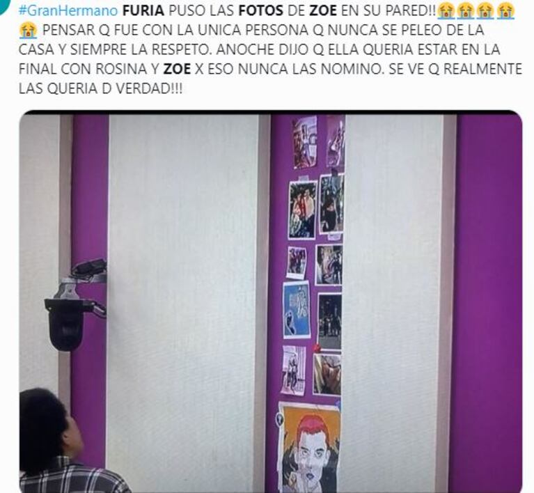 El conmovedor gesto de Furia de Gran Hermano 2023 con Zoe Bogach y Mauro Dalessio, eliminados del reality