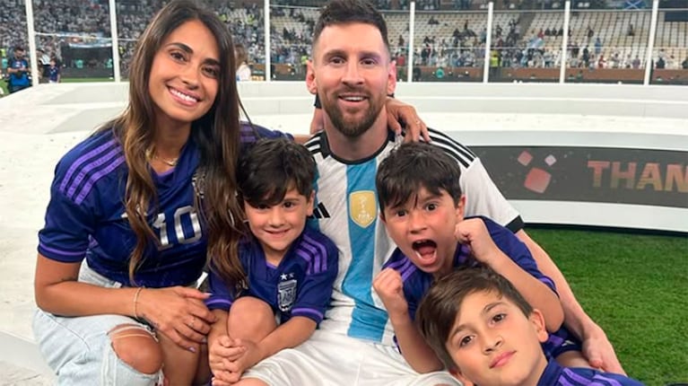El conmovedor mensaje de Antonela Roccuzzo a Lionel Messi tras su retiro de la Selección (Instagram)